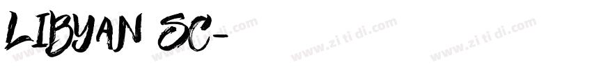 Libyan sc字体转换